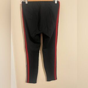 Sanctuary Black Pants with Red/White Detailing